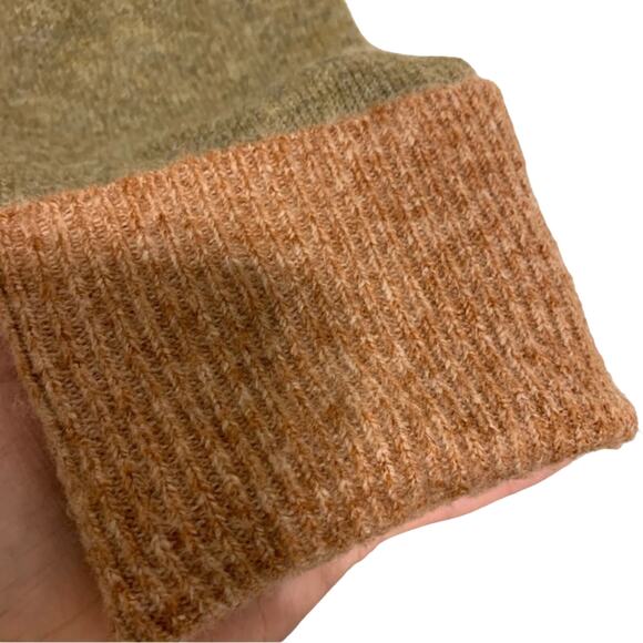 RACHEL Rachel Roy Tan Colorblock Cowl Neck Sweater Dress - Picture 5 of 10